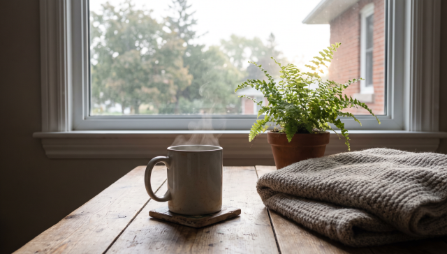 Calm, hopeful room with morning light representing meth addiction recovery and support in Ontario